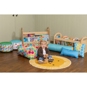 Bright & Fun Toddler Furniture Set - 5 Piece Kaleidoscope Bundle