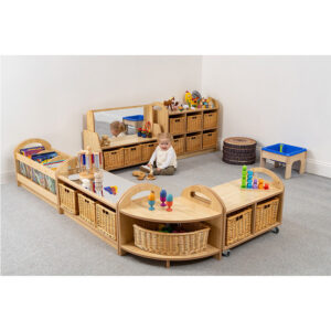 Interactive Toddler Exploration Zone Kit - Mirrors & Messy Play