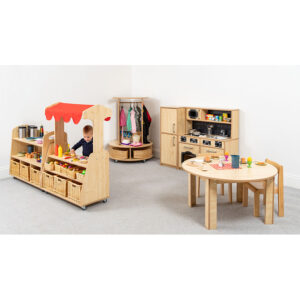 Complete Kids' Role Play Bundle - Dressing Up, Kitchen & Market Stall