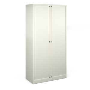 NEXT DAY Bisley Systems Storage High Tambour Cupboard - 1970mm High