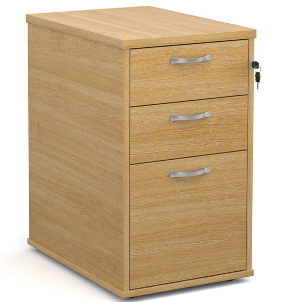 Desk-high-3-drawer-pedestal-with-silver-handles-600mm-deep-oak