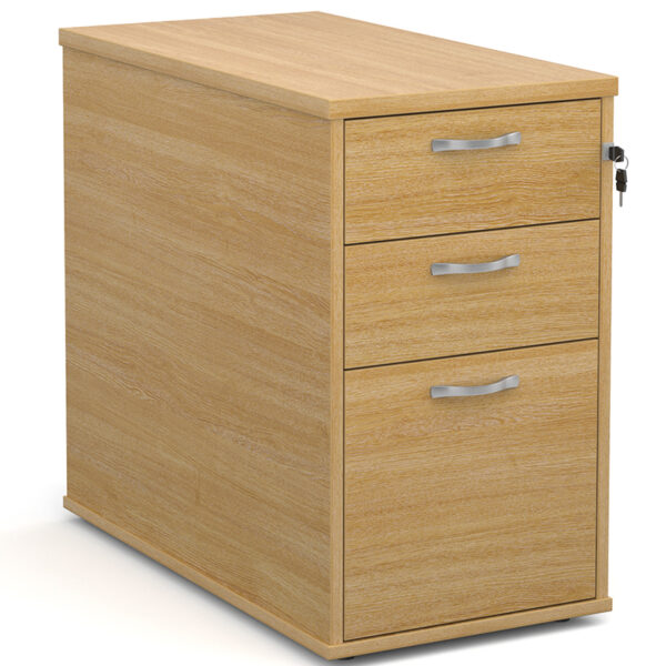 Desk-high-3-drawer-pedestal-with-silver-handles-800mm-deep-oak