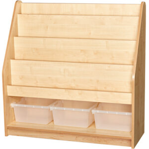Early Years 1m High Library Display Bookcase - 3 Trays
