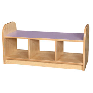 Early Years Low Level 1 Tier Cube Open Back Unit