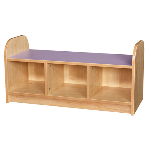 Early Years Low Level 1 Tier Cube Unit With Back