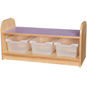 Early Years Low Level 1 Tier Tray Unit - 3 Trays