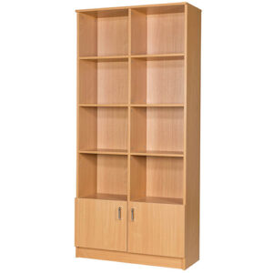 Education Box File 50 Space Storage Unit with Cupboard - 2108mm High