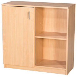 Education Box File 20 Space Storage Unit with Side Cupboard - Double Bay - 914mm High