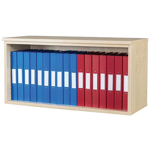 Educational Wall Mounted Box File Unit - Holds 10 - 438 mm Height
