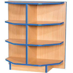Folio Premium 650mm Wide Flat Top End Cap School Library Bookcase 750mm to 1800mm High