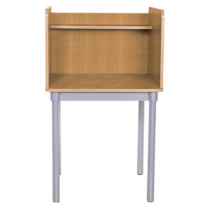 Premium Square Single Study Carrel - 4 Height Options