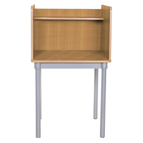Premium Square Single Study Carrel - 4 Height Options