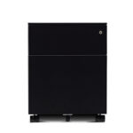 Form-Steel-2-Drawer-Mobile-Pedestal-Black-Nobis-Office-Furniture