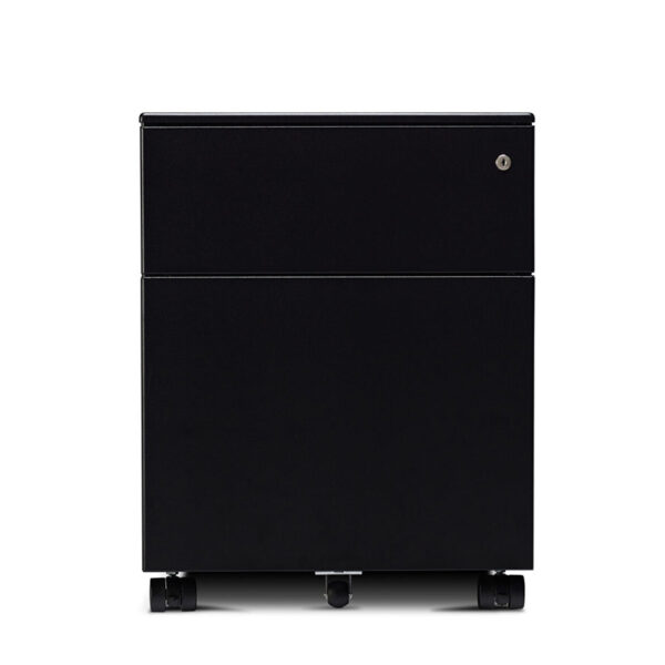 Form-Steel-2-Drawer-Mobile-Pedestal-Black-Nobis-Office-Furniture