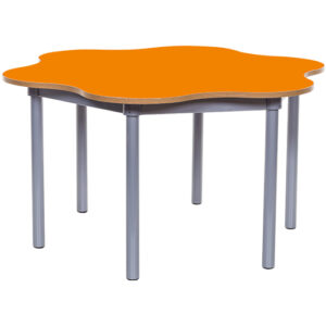 Early Years KubbyClass 6 Leaf Petal Classroom Table - 1200mm Dia