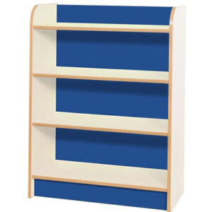 KubbyClass Polar School Library 750mm Wide Single Sided Bookcase - 1000mm High