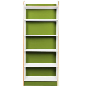 KubbyClass Polar School Library 750mm Wide Single Sided Bookcase - 1750mm High