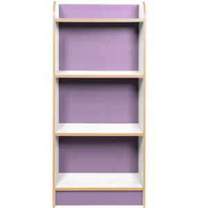 KubbyClass Polar School Library Slimline Single Sided Bookcase - 1250mm High