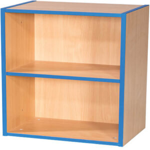 KubbyKurve Two Tier 1 + 1 School Library Shelf Unit - 700mm High