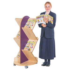 KubbyClass Mobile School Library Book Staircase