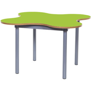 KubbyClass 4 Leaf Petal Classroom Table - 1200mm Dia