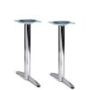 Nobis Furniture - Lincoln Chrome Twin Dining Table Base