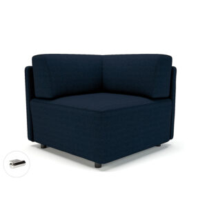 Loomis 87cm Wide Corner Unit in Camira Era Fabric