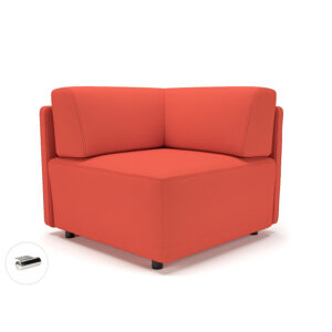 Loomis 87cm Wide Corner Unit in Warwick Dolly Fabric