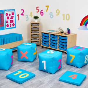 Maths Equation Cube Seats - Set of 4