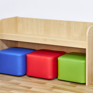 Activity bench with 3 Cube Seats - Choice of Colours