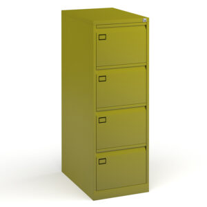 Steel Executive 4 Drawer Filing Cabinet - 1321mm High Bespoke Colours
