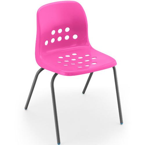 Pepperpot Polypropylene Classroom Stacking Chair - 430mm High -Set of 4
