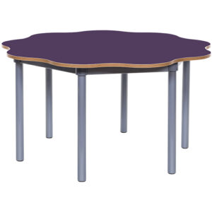 KubbyClass 9 Leaf Petal Classroom Table -1200mm Dia