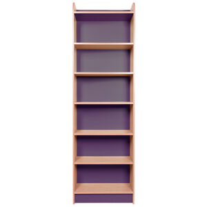 KubbyClass Slimline Single Sided Library Bookcase 2000mm High