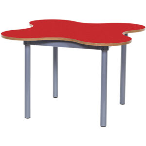 Early Years KubbyClass 4 Leaf Petal Classroom Table - 1200mm Dia