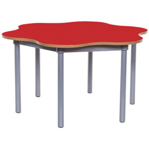 KubbyClass 6 Leaf Petal Classroom Table - 1200mm Dia