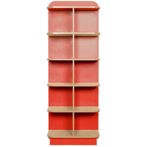 KubbyClass D-End Cap Library Bookcase - 1750mm High