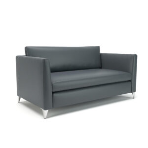 Roselle 157cm Wide Sofa in Cristina Marrone Ultima Faux Leather