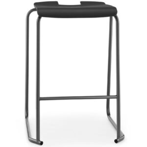 SE Ergonomic Polypropylene Classroom Stacking Stool - 430mm High - Set of 4