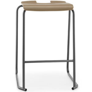 SE Ergonomic Polypropylene Classroom Stacking Stool - 610mm High - Set of 4