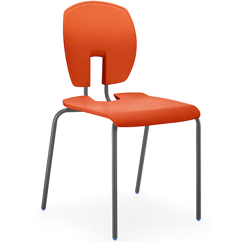 SE-Perfect-Posture-Curve-Classroom-Stacking-Chair-460mm-High-Flame-Orange-Nobis-Education-Furniture