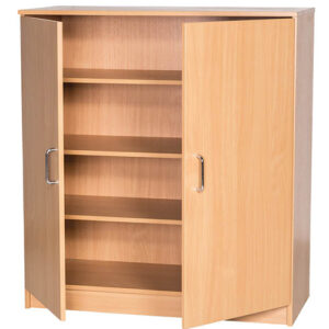 School Classroom 1000mm Wide Storage Cupboard - 1000mm High