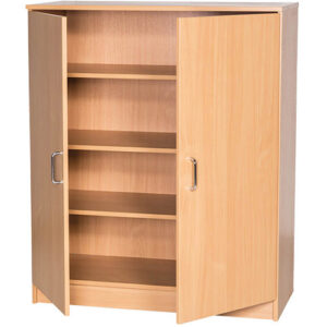 School Classroom 1000mm Wide Storage Cupboard - 1100mm High