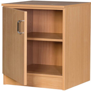 Small Single Door Wooden Storage Cupboard - 700mm High
