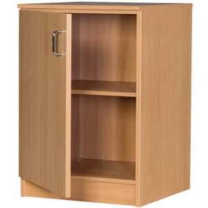 Single Door Wooden Storage Cupboard - 800mm High