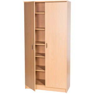 Tall Double Door Storage Cupboard - 1838mm High