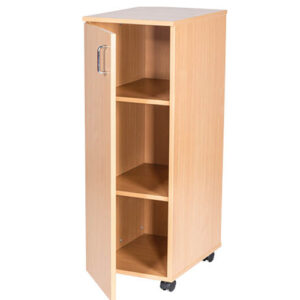 Single Door Wooden Storage Cupboard  - 1107mm High