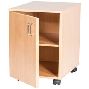 Small Single Door Wooden Storage Cupboard - 533mm High