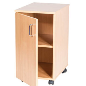 Small Single Door Wooden Storage Cupboard - 697mm High