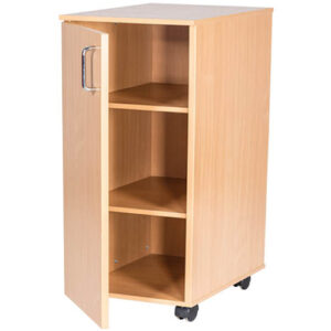 Small Single Door Wooden Storage Cupboard - 779mm High